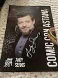 Оригинальный автограф Энди Серкиса (Gollum) с Comic Con Astana