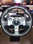Игровой руль Logitech G920, КПП Logitech Shifter