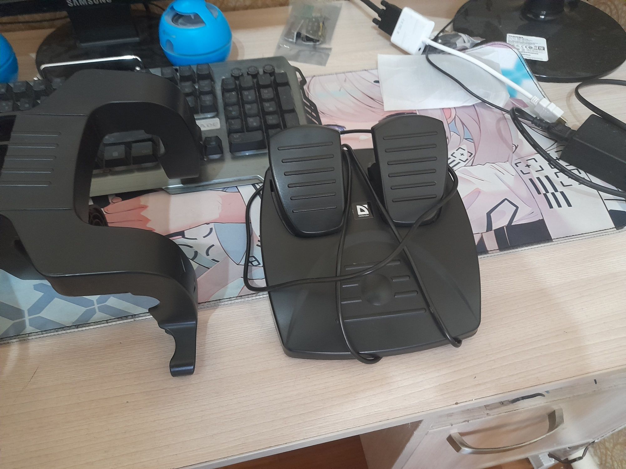 Игровой руль defender turbo pro