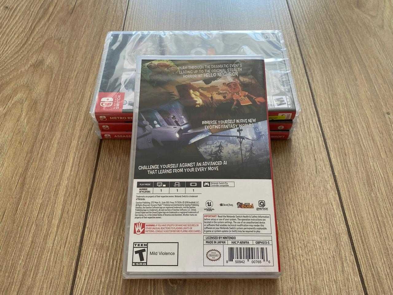 НОВЫЙ Hello Neighbor Hide and Seek Nintendo Switch/Привет Сосед Прятки