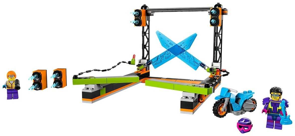 LEGO CITY Трюковое испытание «Клинок» 60340 Состязание трюков 60299