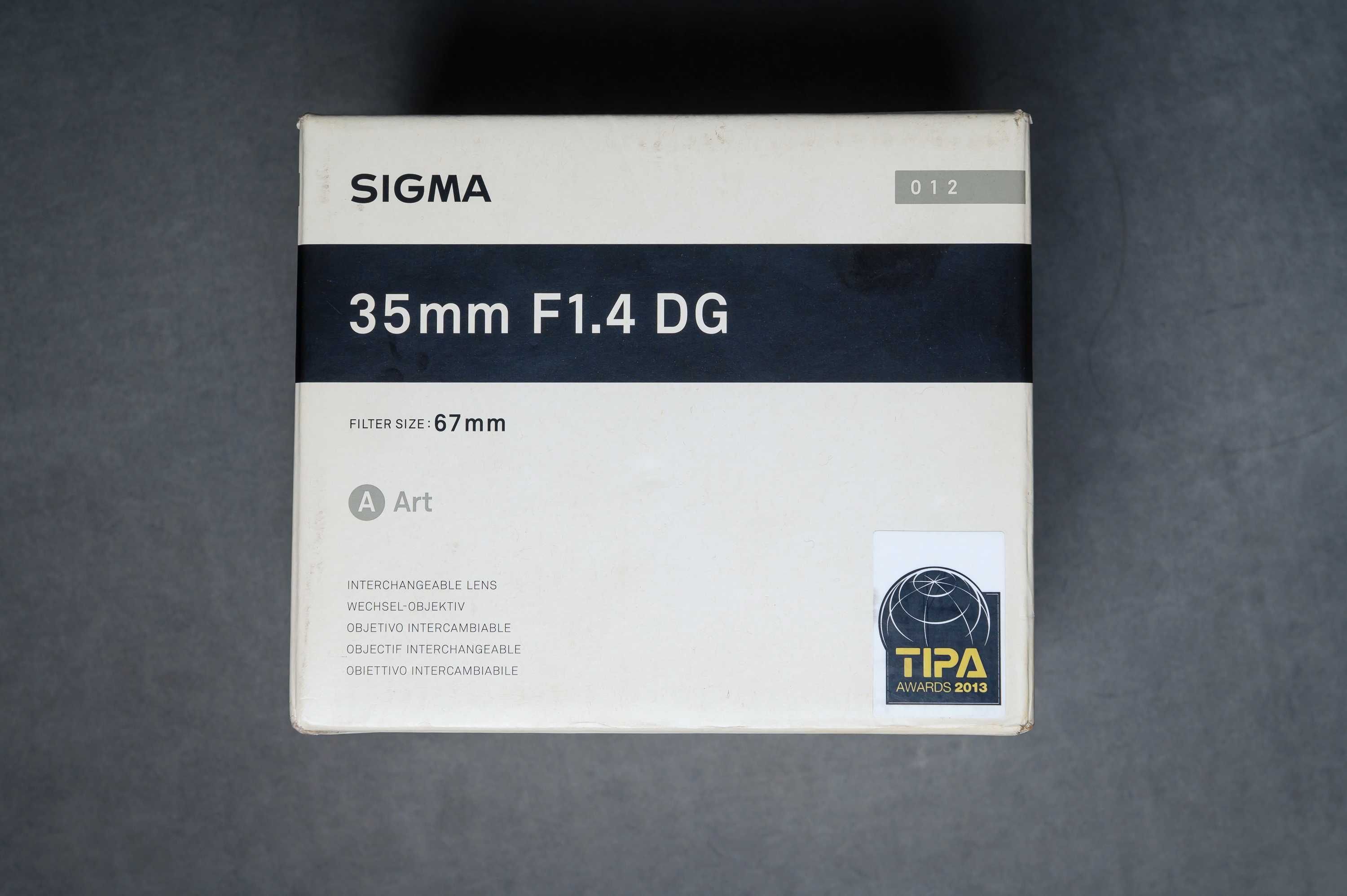 Sigma 35mm f/1.4 DG HSM Art для Nikon