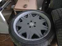 Продам титановые диски с шинами r19 235,45.19