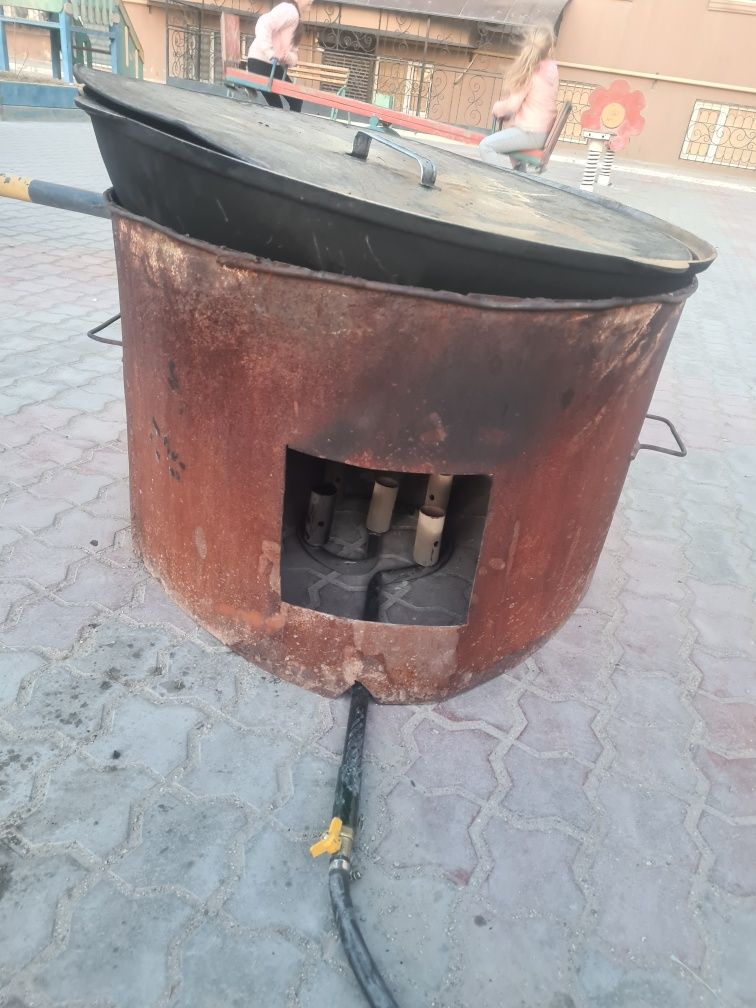 Казан титан ошак гарилка
