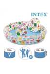 НОВЫЙ Бассейн детский надувной с кругом и мячом INTEX басейн
