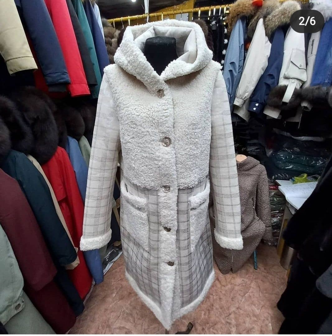 Дубленка натуралка двусторонняя 48 50 рр