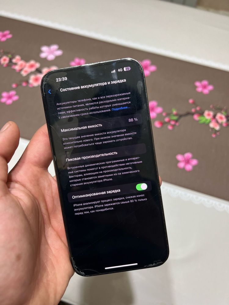 Iphone 14 pro max 256 гб емкость 87% в идеальном состояние минус нету