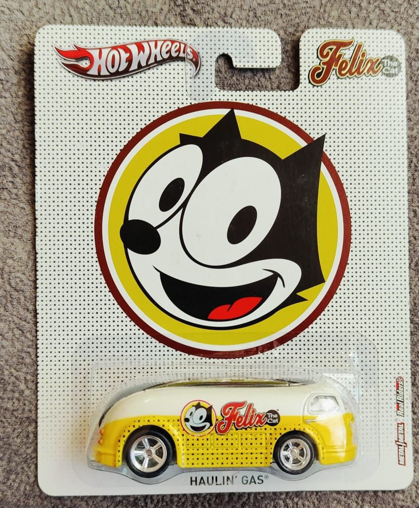 Hot wheels. Hauling gas. Cat Felix
