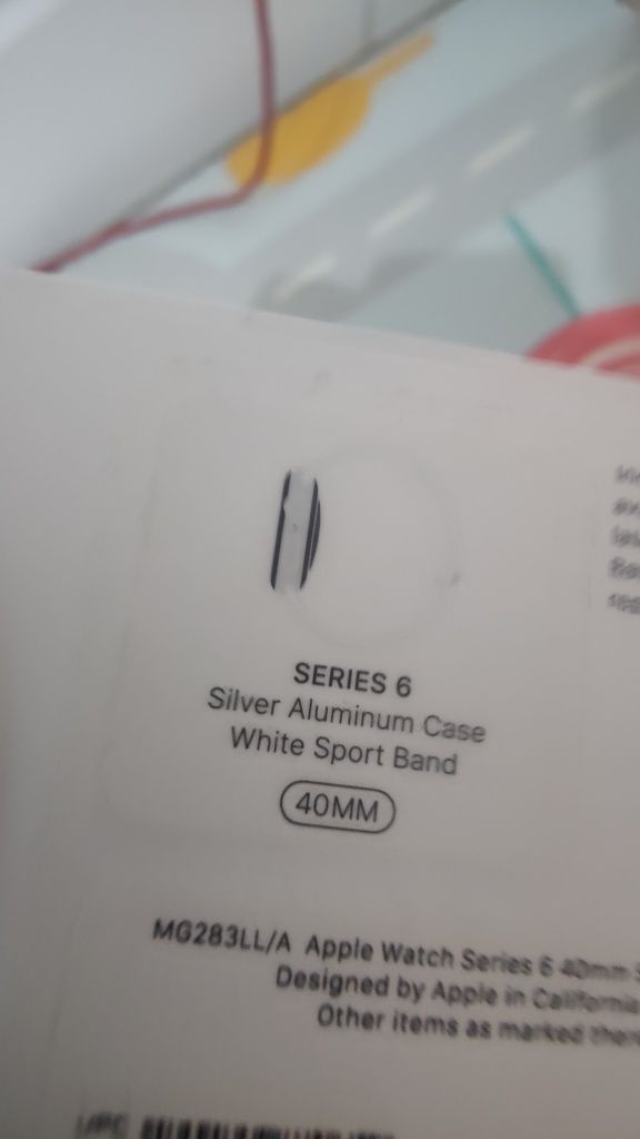 Смарт-часы Apple Watch Series 6 40 мм серебристый
