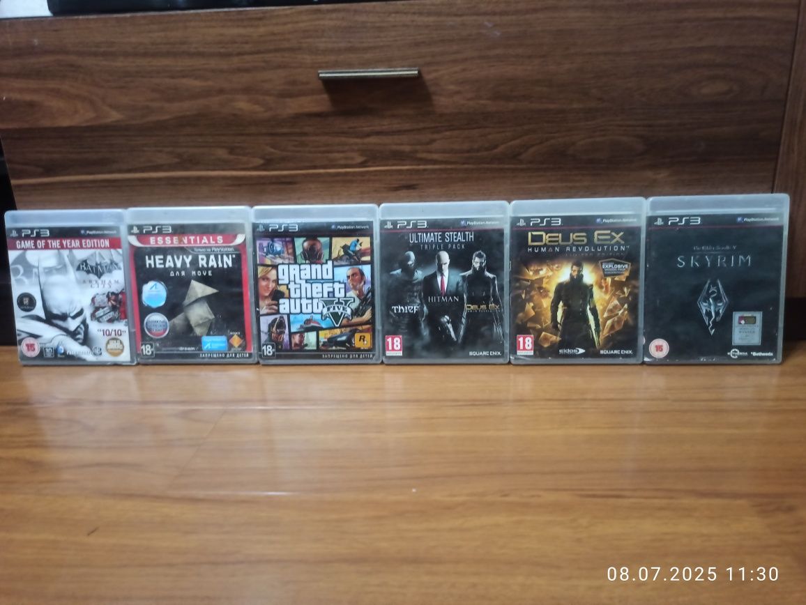 Sony ps 3  с оригинальными дисками
