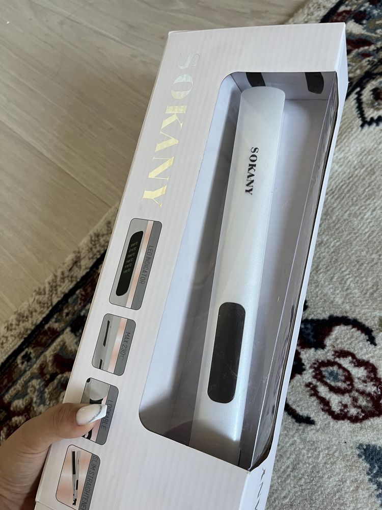 Sokany,professional LED Hair Straightener