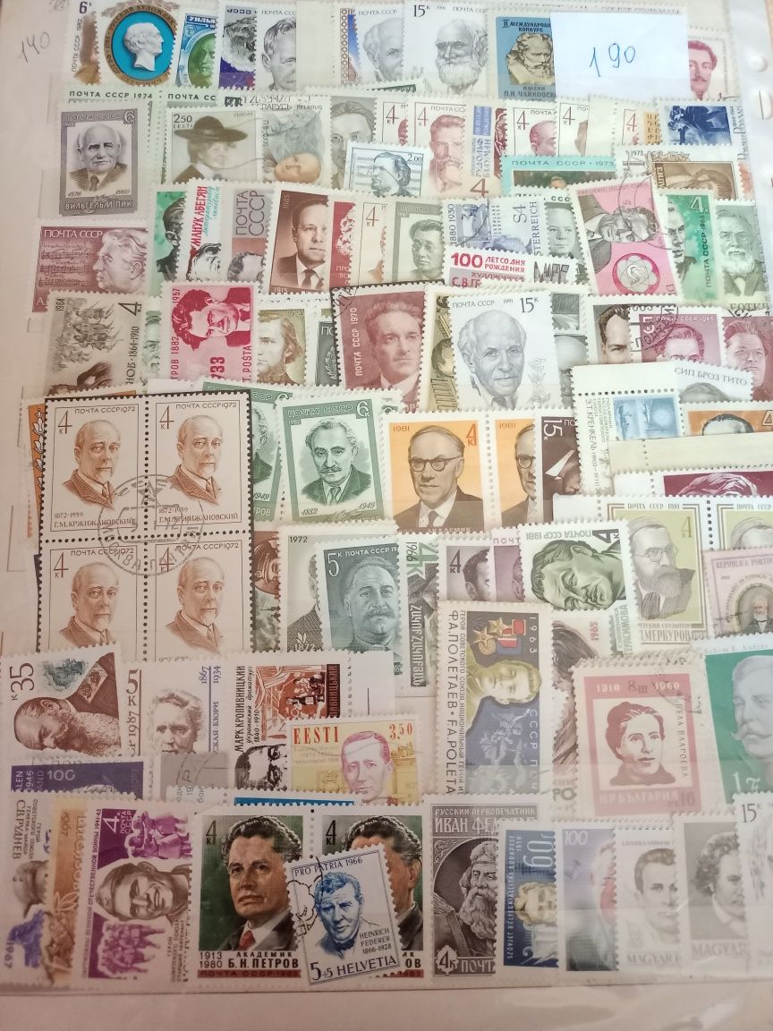 Продам почтовые марки СССР с 1960 по 1990
