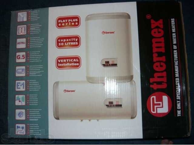 Водонагреватель плоский новый 30л Thermex IF 30V