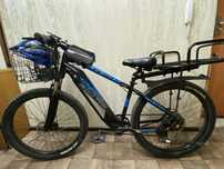 Электровелосипед Greenway 350W 36V/10.40AH LG 27,5 Black, blue