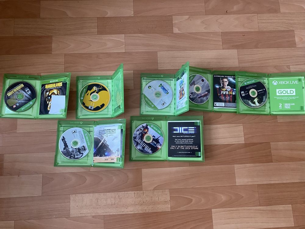 Продам диски Xbox One (Лот - Mortal Kombat, Borderlands и т.д.)