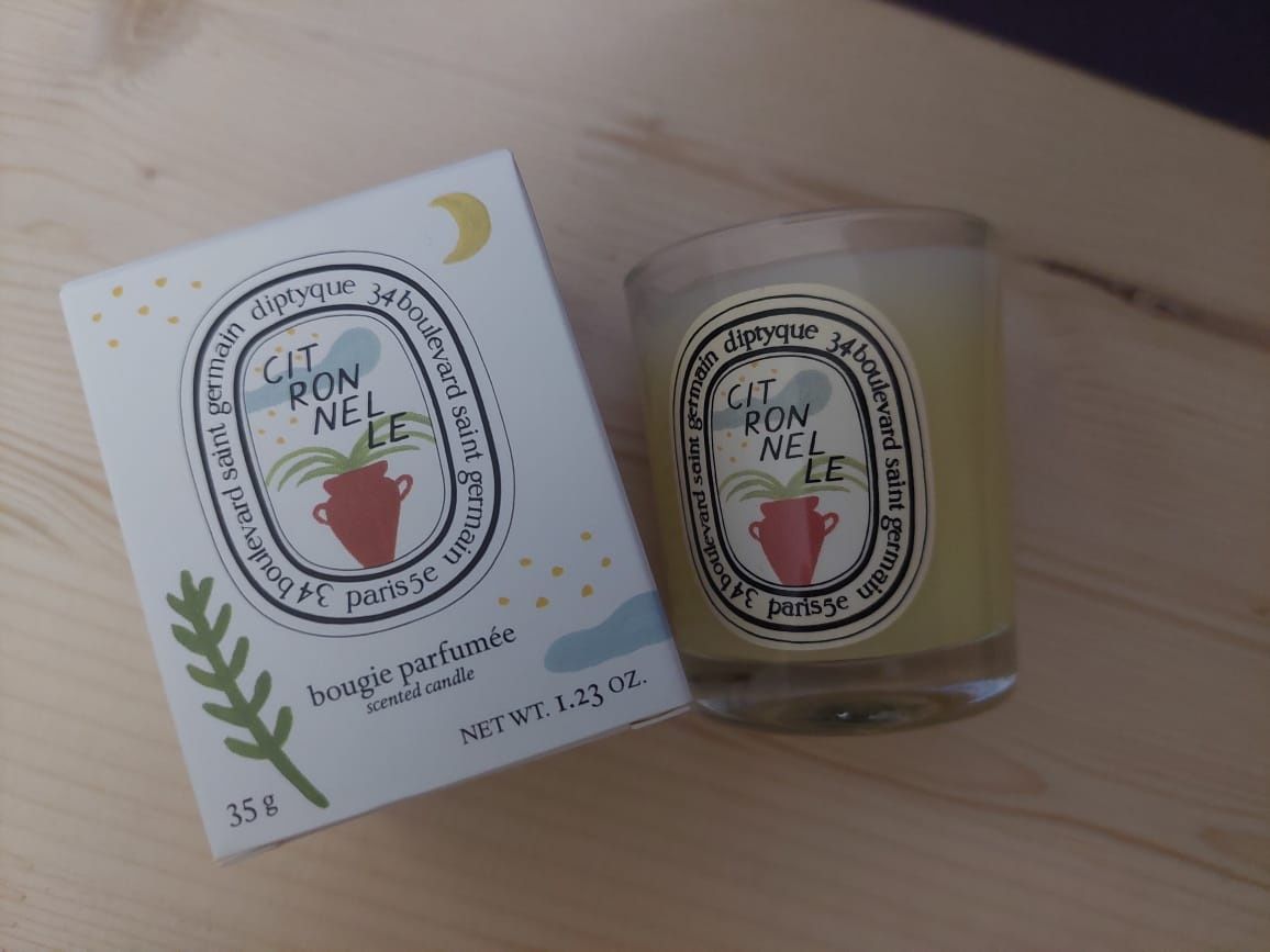 Diptyque Citronnelle парфюмированная свеча 35гр.