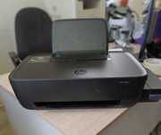 Струйный цветной HP Ink Tank 115. Краска заправлена, готов к печати.
