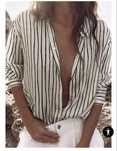 Рубашка Zara из сатина в полоску