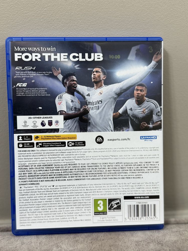FC 25 ENG. На play staystation 5
