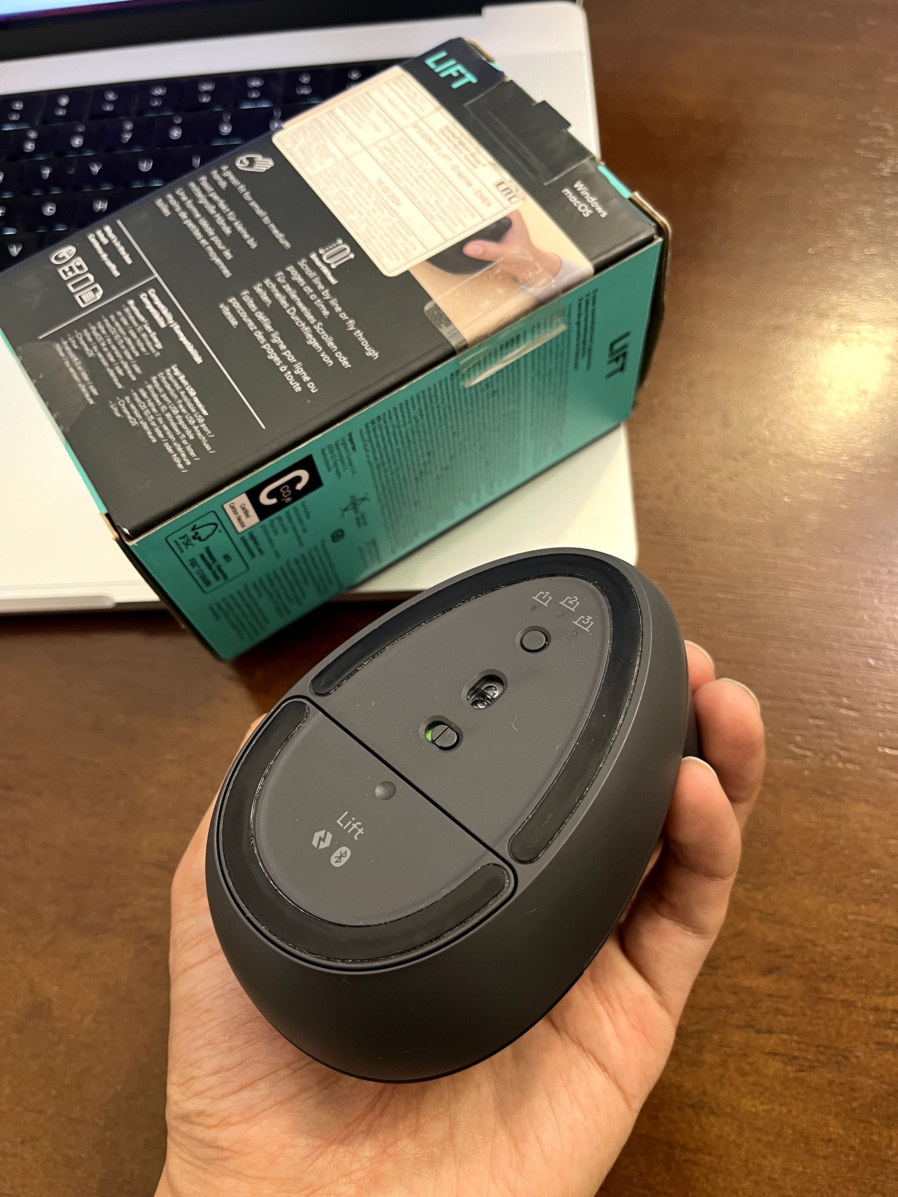 Мышь Logitech Lift, с гарантией