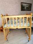 Продам детскую кроватку(берёза) , размер 95*60