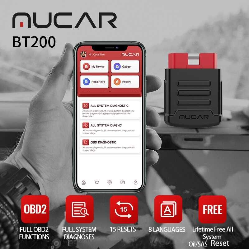 MUCAR BT200 диагностический автосканер
