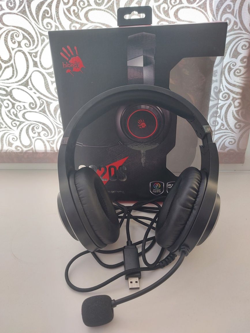 Игровая гарнитура Bloody G220S с подсветкой