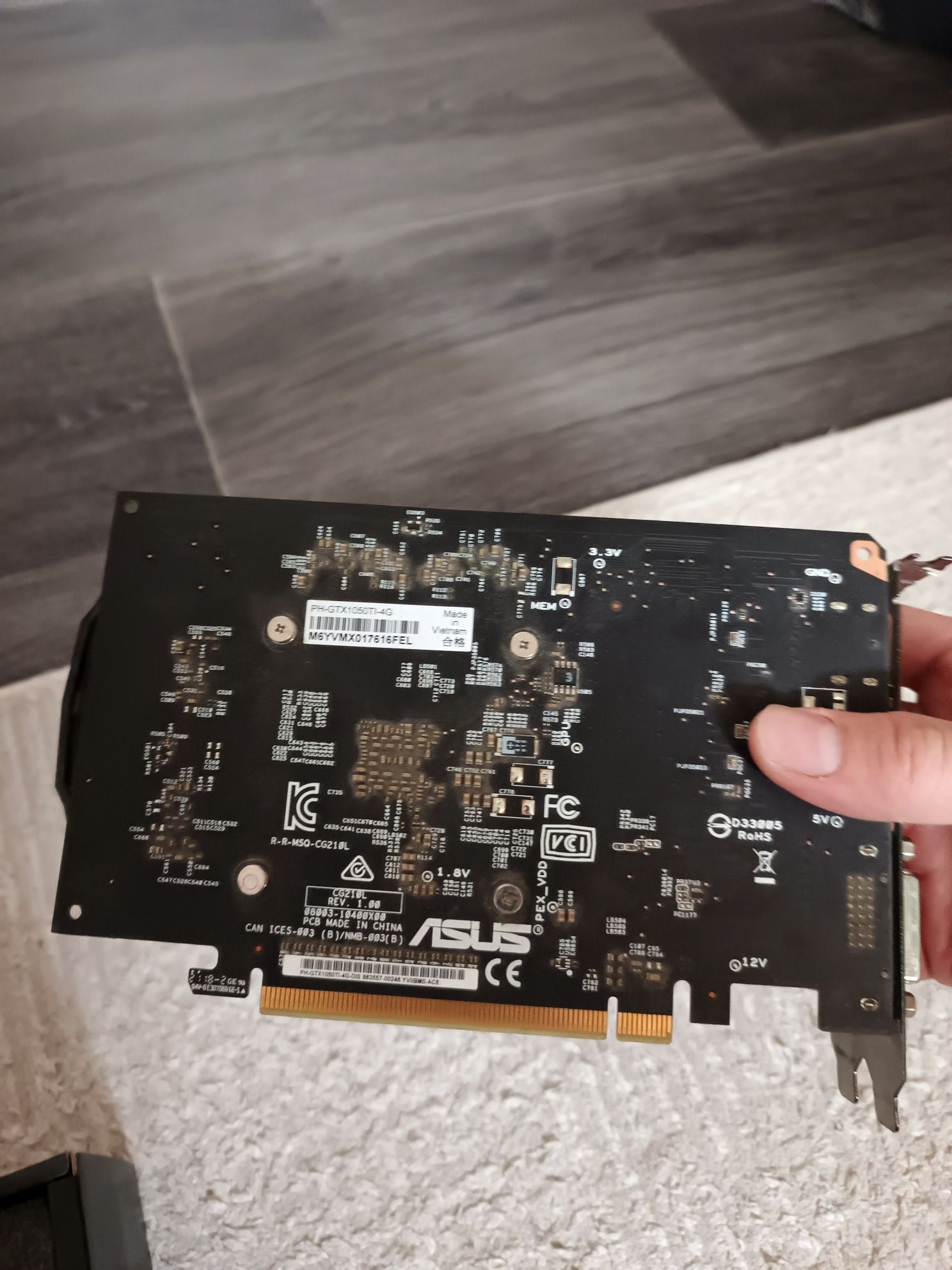 Видеокарта 1050ti 6gb