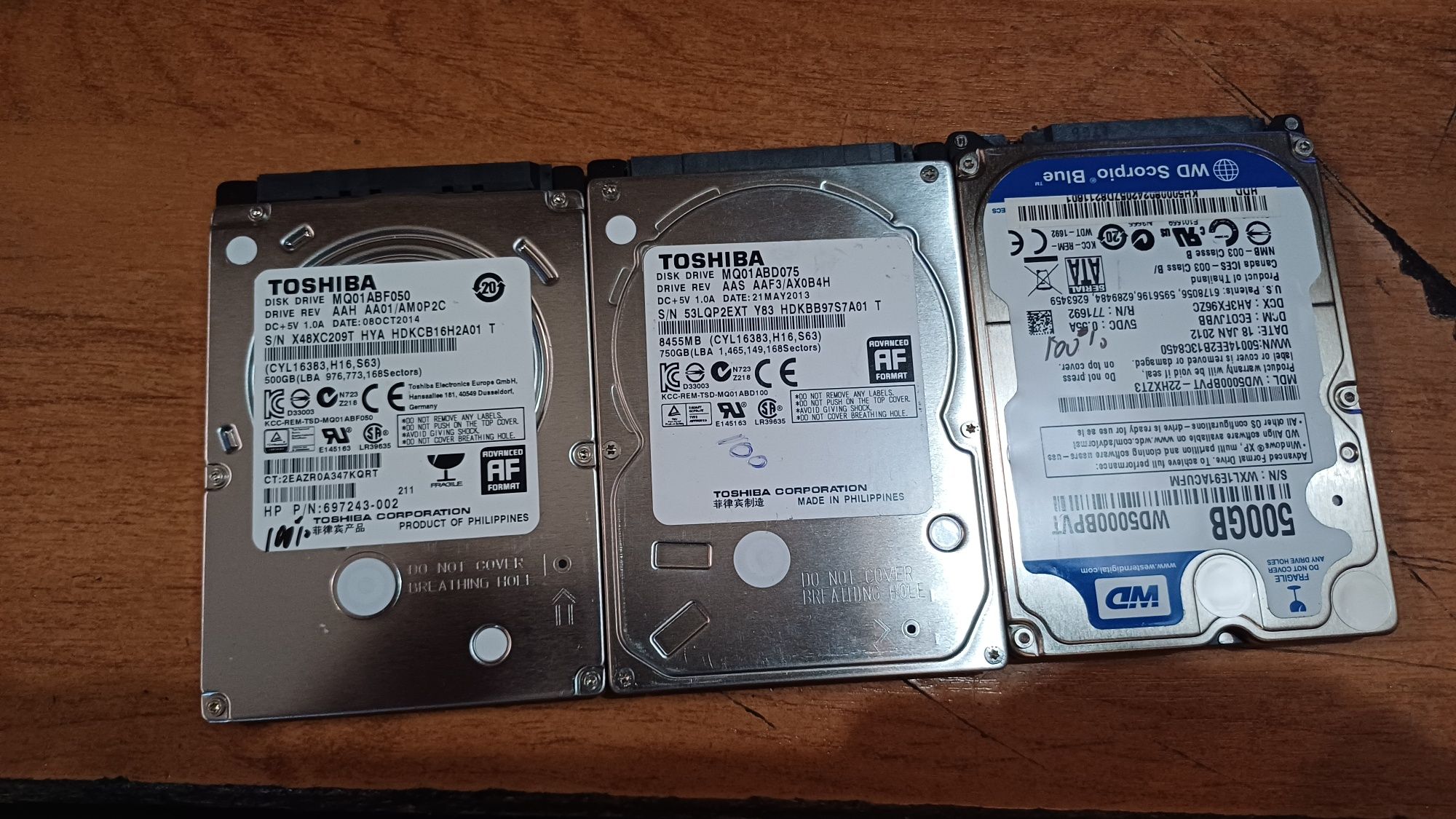 Продаются SSD и Жесткие диски