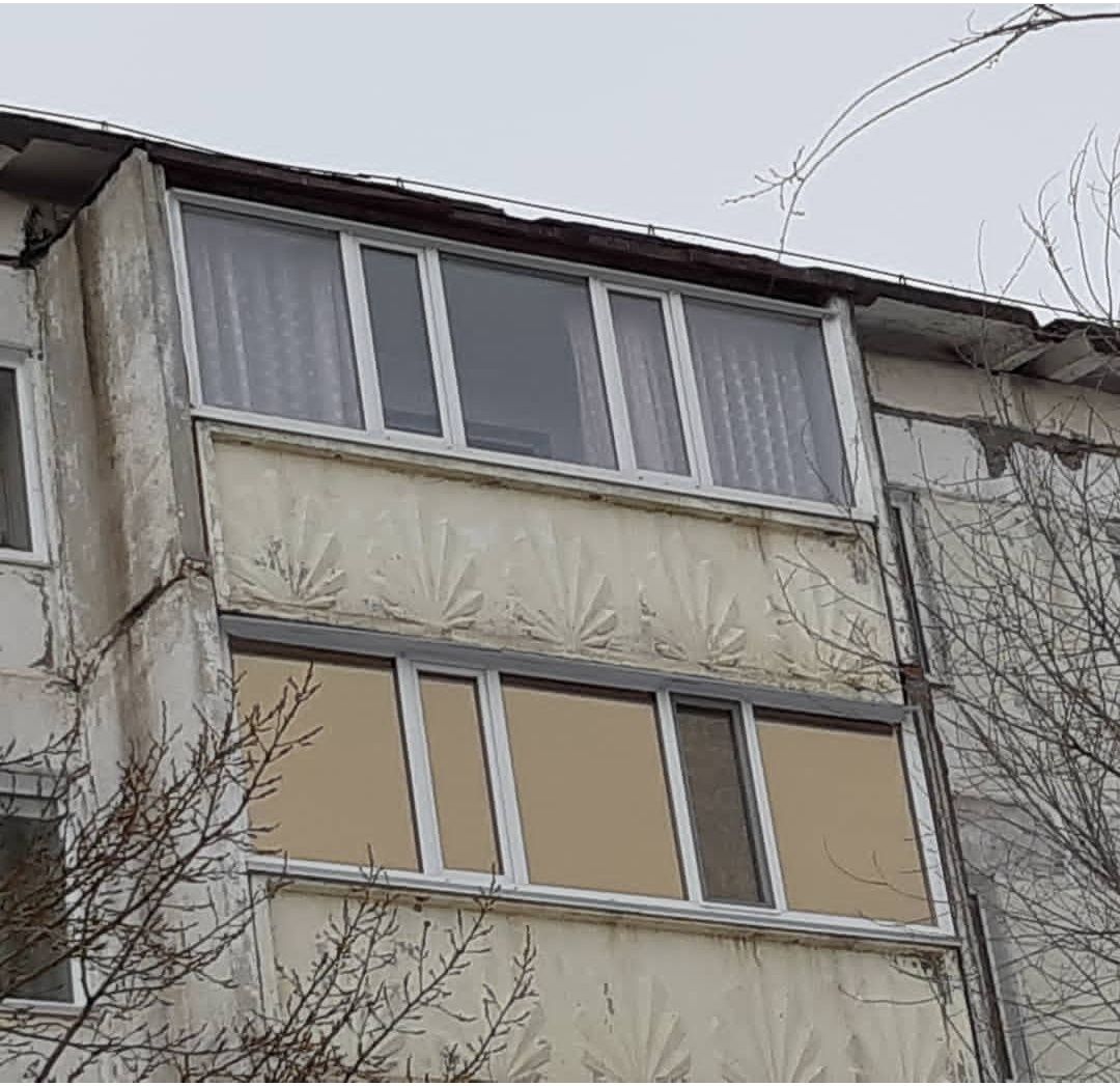 Тонировка балкон, витражных окон.