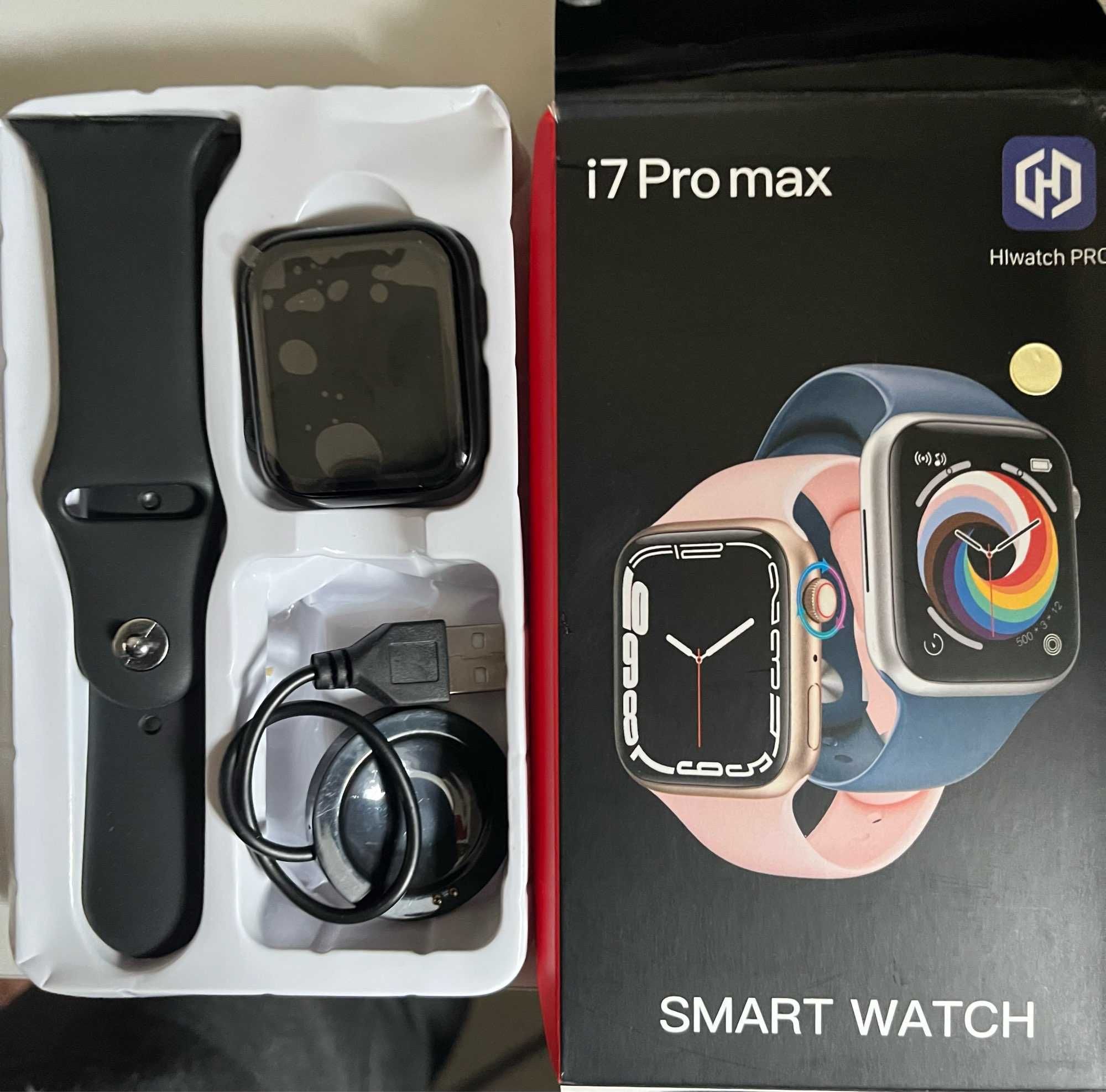 РАСПРОДАЖА!!! Смарт часы Apple Watch 7 (Biack, White, Pink- Розовый)