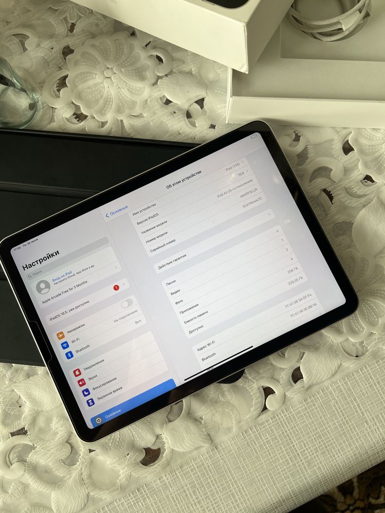 Ipad air 2022 5-ое поколения 256 гб