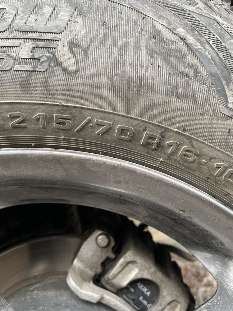 Комплект Шины летние б/у 215/70/16