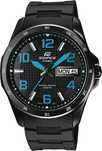 Наручные мужские часы CASIO EDIFICE 100M black blue sport watch EF132