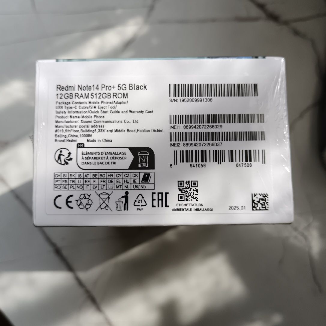 Redmi note 14 Pro + 12 GB RAM 512GB ROM