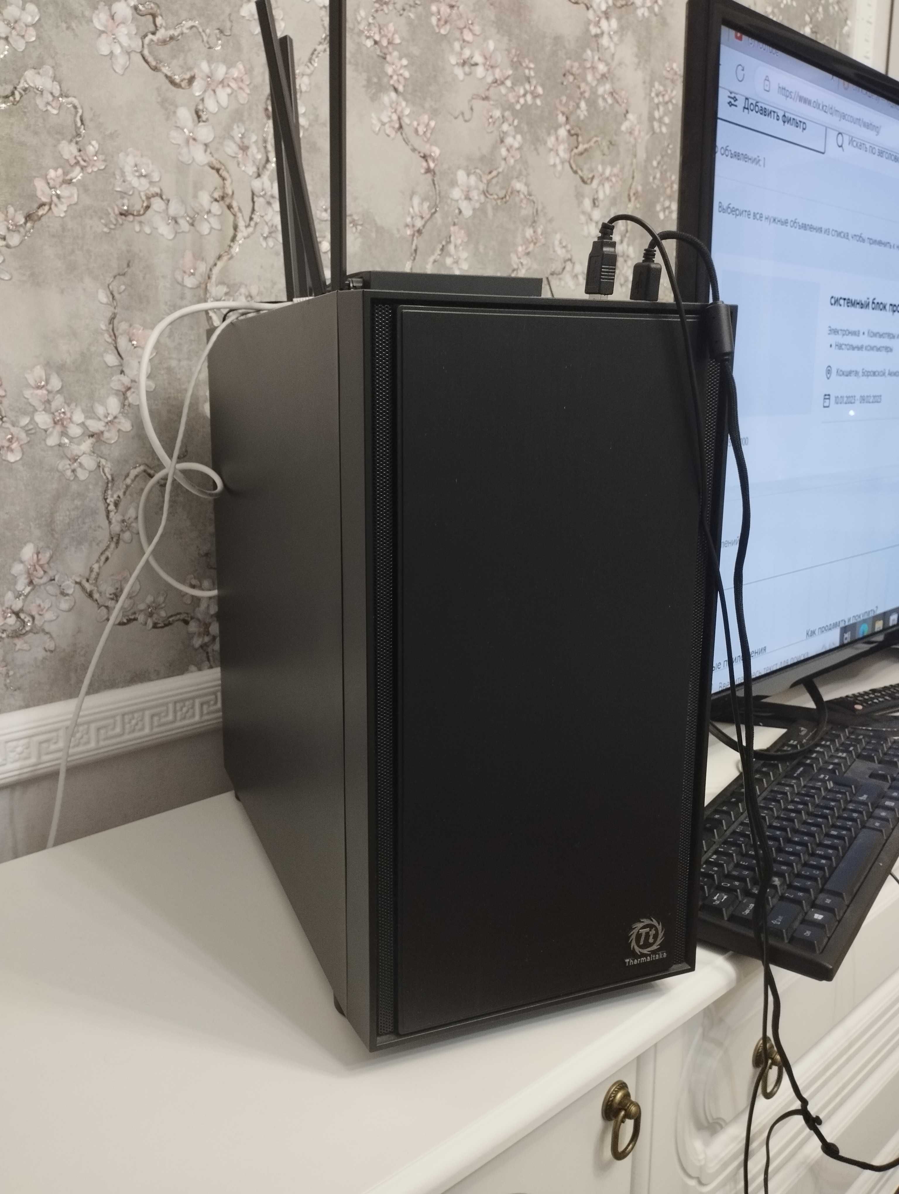 системный блок процессор 4-x ядерный 9100F видеокарта RX6400  4 гиг