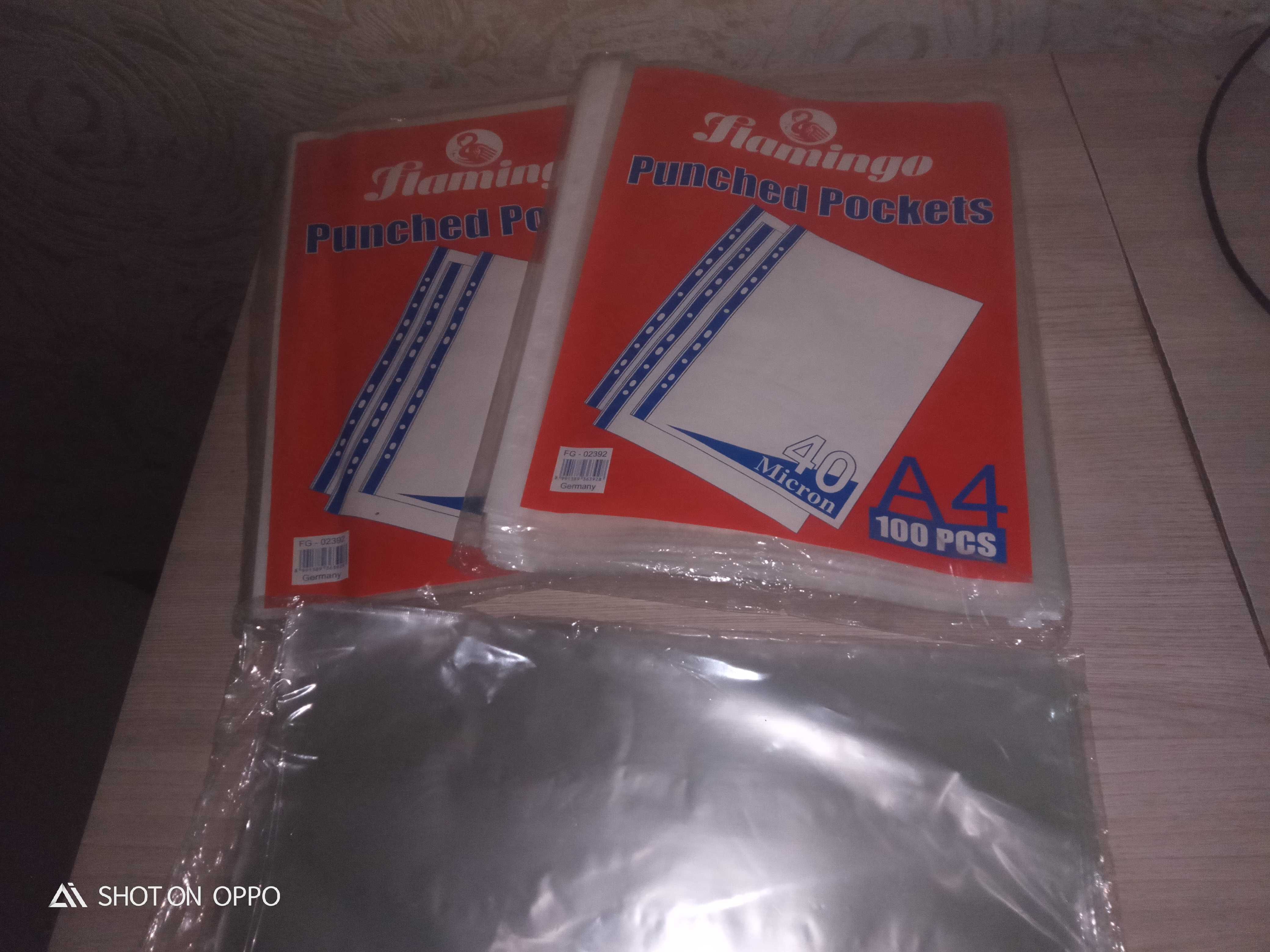 Файл вкладыш прозрачный A4 40mk 30mk