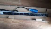 Распределения питания 15 розеток IEC-C13 + 3 розетки IEC-C19