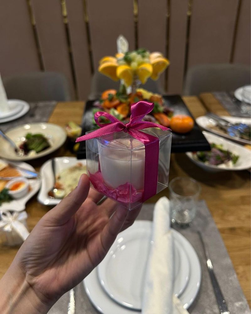 Прозрачные коробки куб