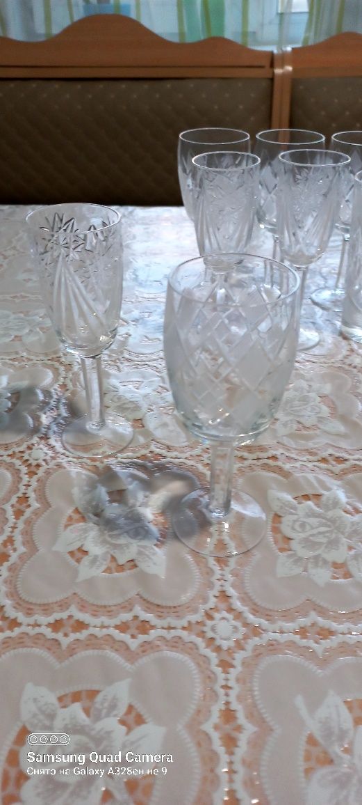 Продам хрустальные рюмки совеские