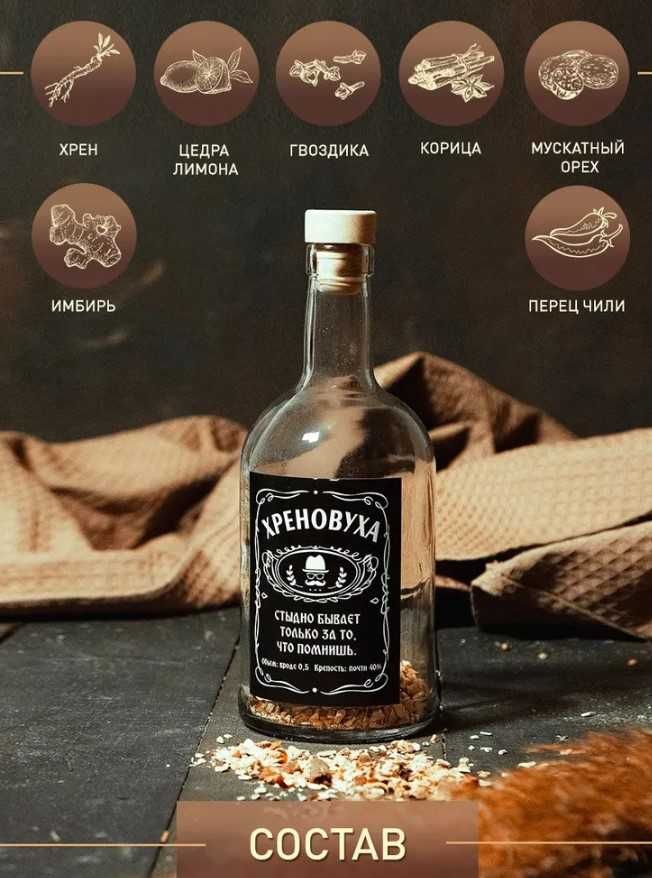 Подарочный набор для приготовления настоек