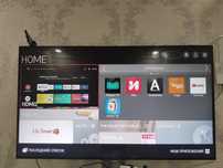Телевизор LG диогональ 140см  , приставка Mi box (android TV)
