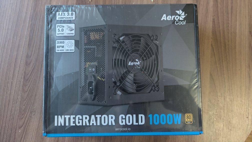 Блок питания AeroCool INTEGRATOR GOLD 1000W 80plus gold