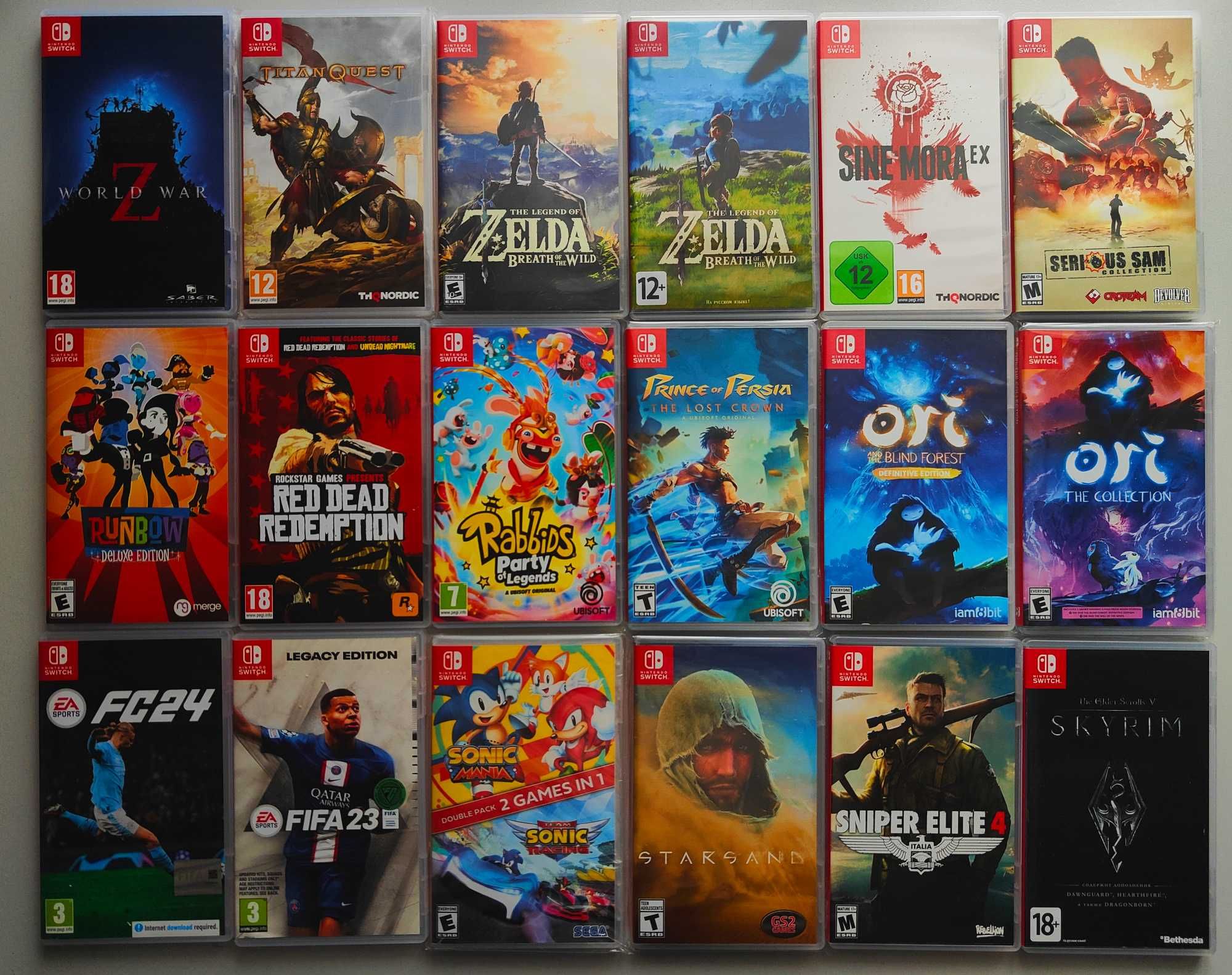 Игры картриджи Nintendo Switch