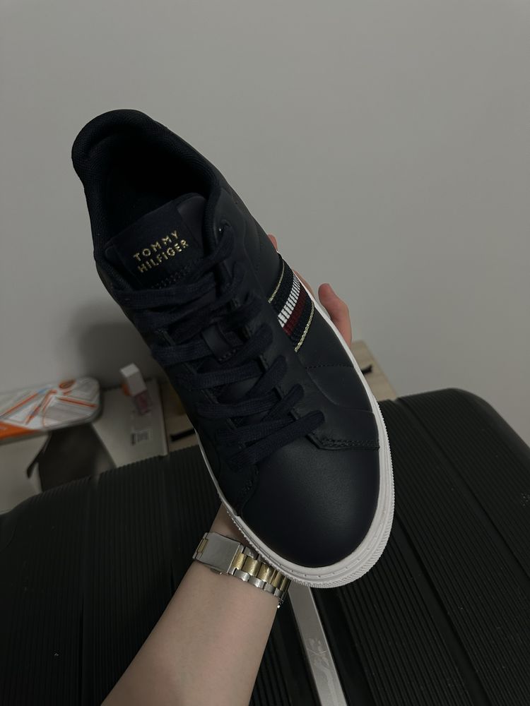 Tommy Hilfiger кеды темно синие