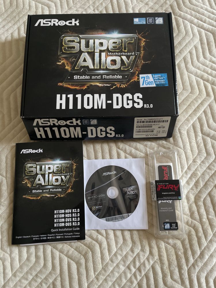Компактный игровой/рабочий компьютер GTX 1060 6Gb 16GbRAM