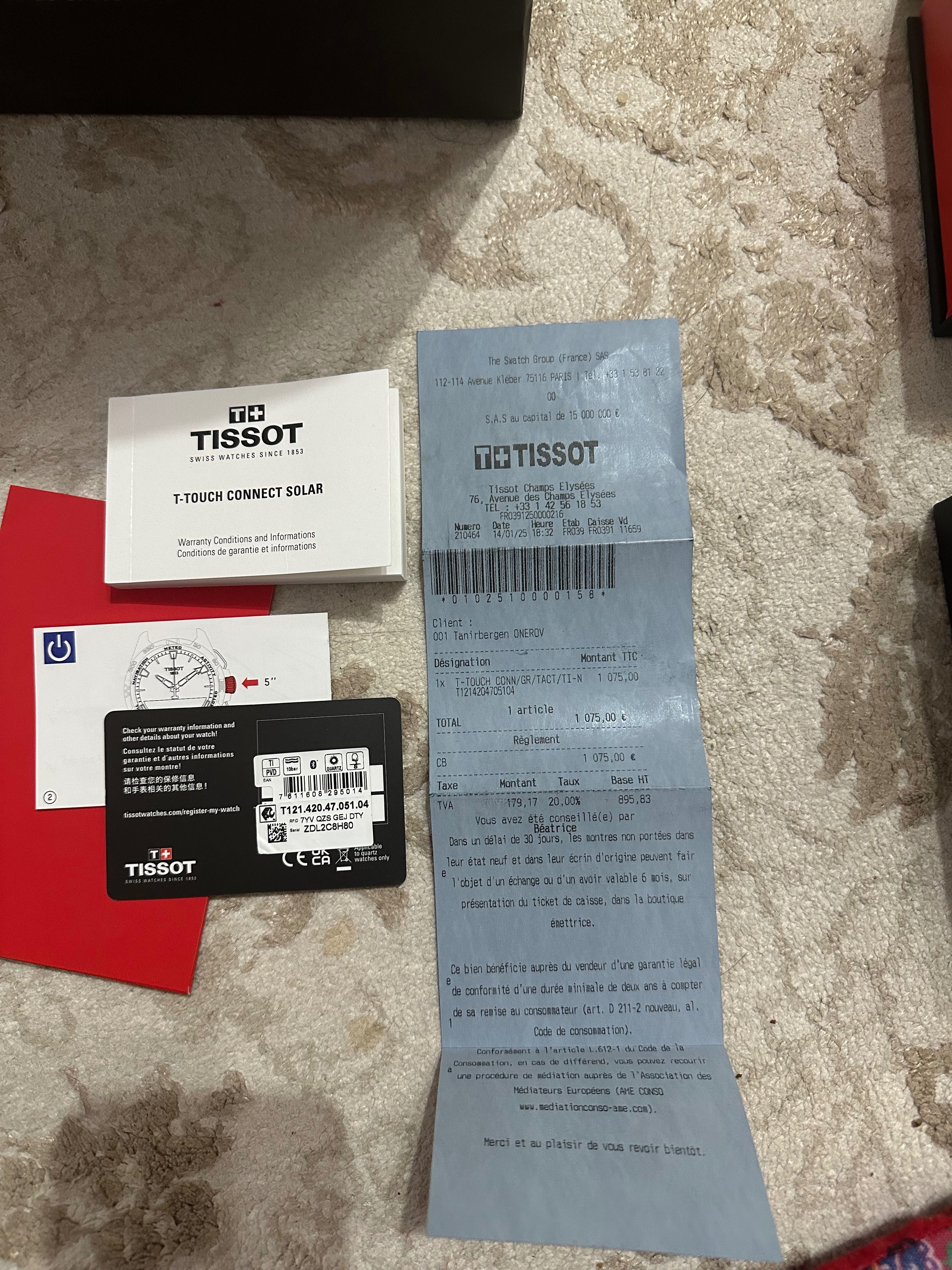 Tissot touch connect solar