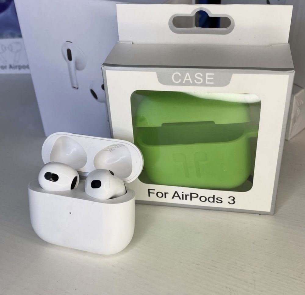 +Чехол в Подарок! Airpods 3 Airpods pro Airpods 2 Premium качество 1:1