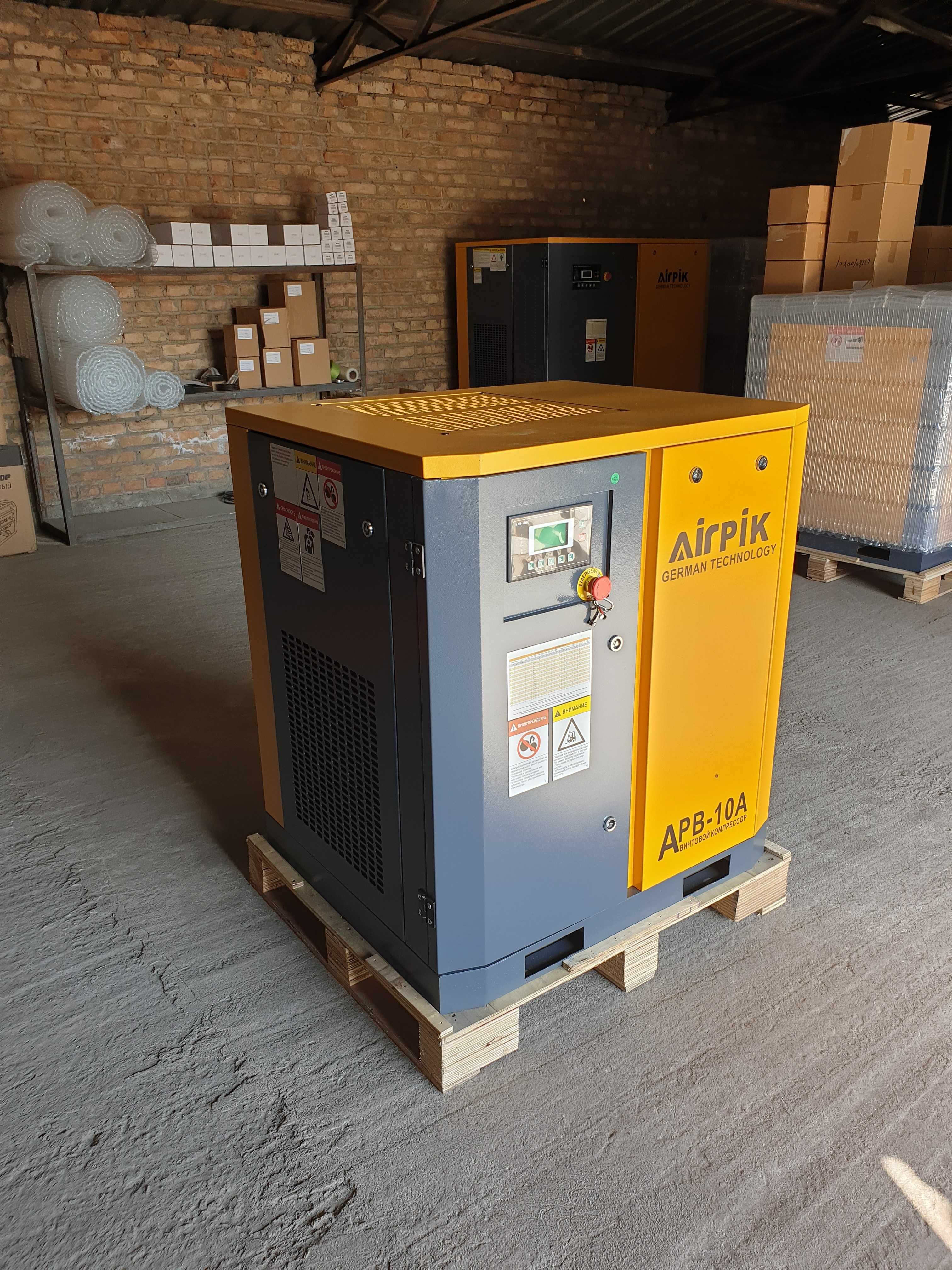 Винтовой компрессор APD-10A, -1,1 куб.м, 7,5кВт, AirPIK