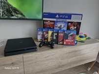 Продам ps4 slim с дисками